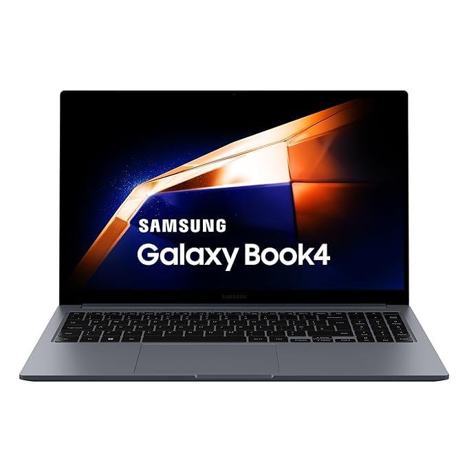 Samsung Galaxy Book4 (Gray, 8GB RAM, 512GB SSD) | 15.6" Full HD Screen | Intel Core i3 | Windows 11 Pro