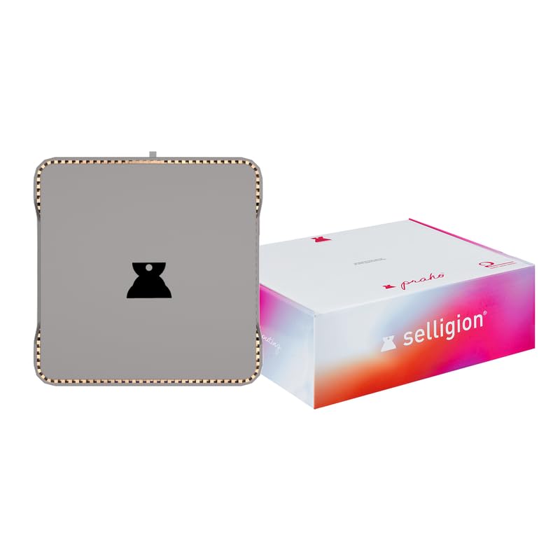 Selligion Praho 2.0 Mini PC | Intel Gemini Lake J4105 | Intel Quad Core Processor Upto 2.5Ghz | 2 HDMI 60Hz 4K 3 Screen Display, 8GB LPDDR4 RAM,128GB SSD, Linux OS | 3 Years Warranty