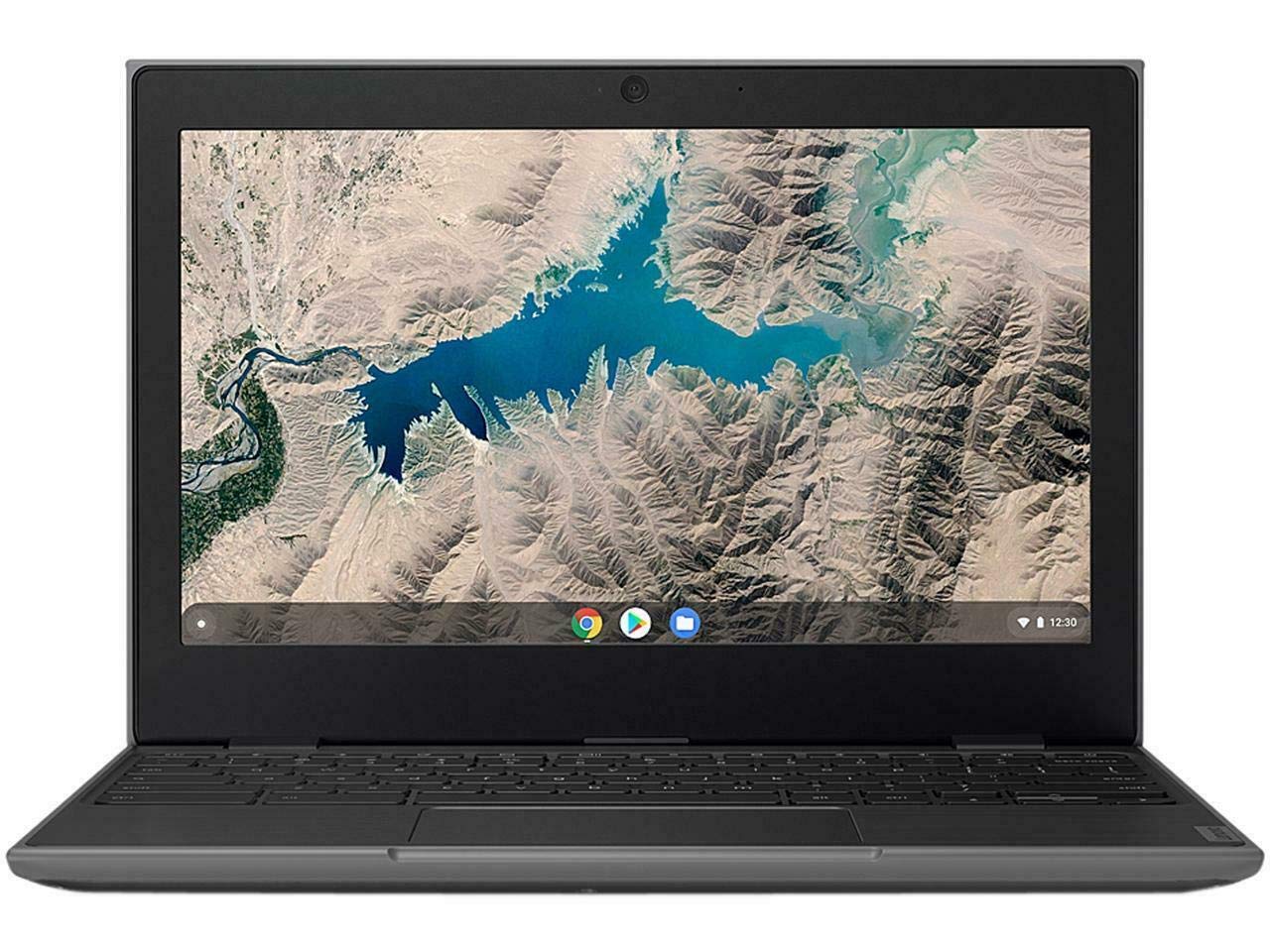 (Refurbished) Lenovo 100E Chromebook 2ND Gen 81QB000AUS Laptop Computer, 11.6" HD (1366 X 768) Display, MediaTek MT8173C Processor, 4GB RAM, 16GB eMMC TLC SSD, Powervr GX6250, Chrome OS, Black