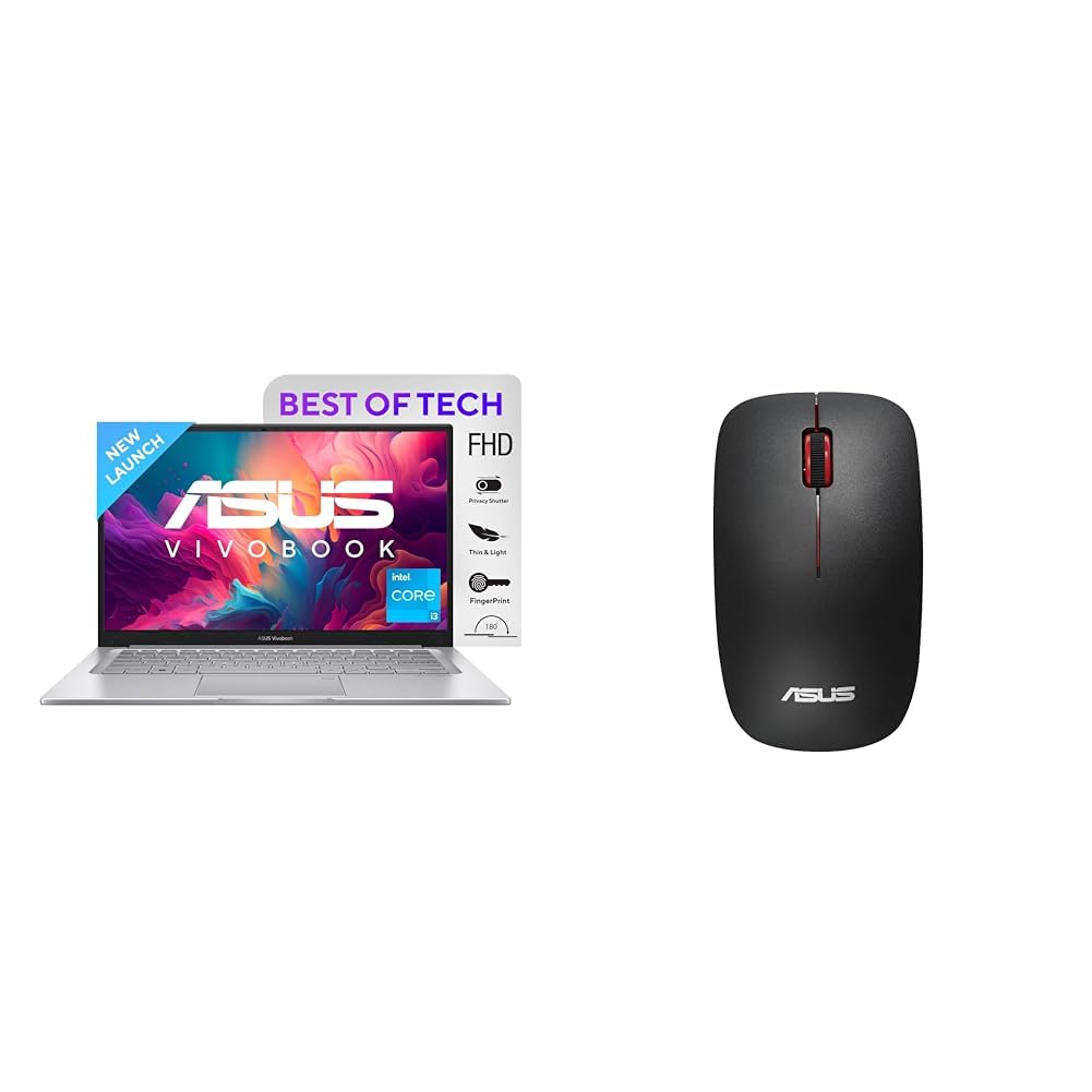 ASUS Vivobook 14, IntelCore i3-1215U 12th Gen, 14" (35.56 cm) FHD, Thin and Light Laptop (8 GB RAM/5