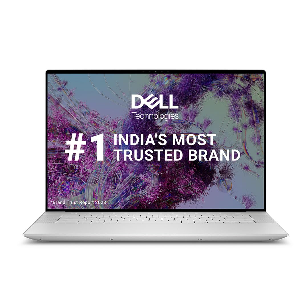 Dell XPS 16 9640 Laptop, AI Enabled Processor Intel Core Ultra 7 155H, 32Gb + 1TB SSD,NVIDIA RTX 4060 8 GB GDDR6,16.3" (40.64cm) UHD+ OLED Touch 400 nits,Backlit KB+FPR,Win 11 + MSO'21,Platinum,2.13kg