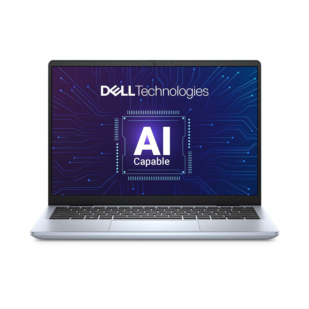 Dell New Inspiron 14 Plus Laptop, AI Enabled Intel Evo Powered Core Ultra 7 155H Processor,16GB LPDDR5X, 1TB, Intel Arc Graphics, 14" (36.06cm) 2.2K 300nits Display, Backlit KB + FPR, Ice Blue, 1.6kg