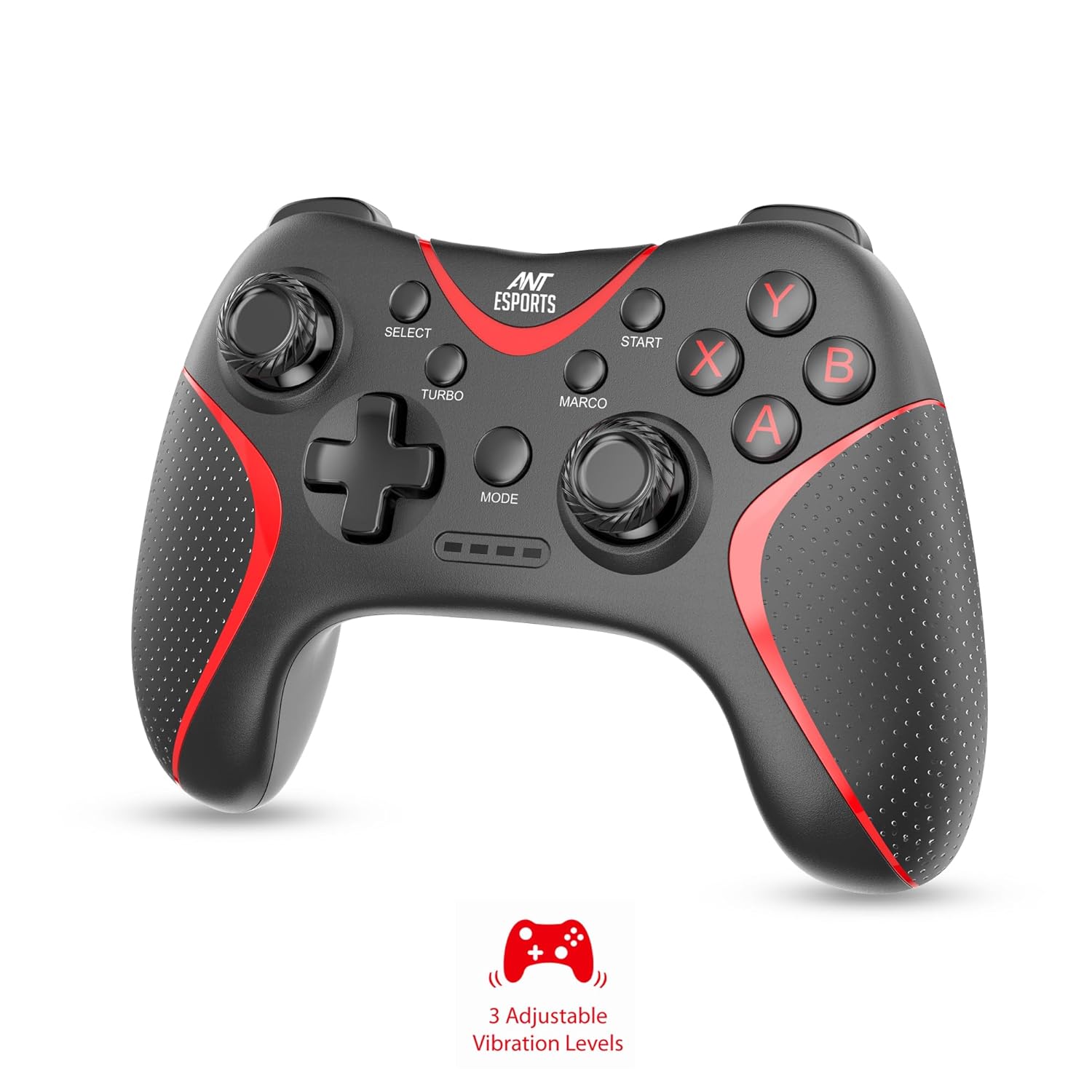 GPL300 PC Controller Wireless, PS3 Controller PC Gamepad with Dual Vibration, 2.4G Wireless Gaming Controller for PC Windows 11 10 8 7, PS3, Android Smart TV, TV Box, Steam Black