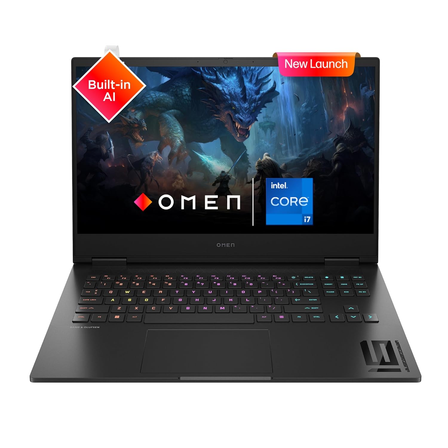 HP OMEN Gaming, 13th Gen Intel Core i7-13620H, 8GB NVIDIA RTX 4060, 16GB DDR5, 1TB SSD, 16.1-inch(40.9cm), 144Hz, IPS, FHD Gaming Laptop, RGB Backlit KB, B&O(Win 11, Office 21, Black, 2.35kg) wd0012TX