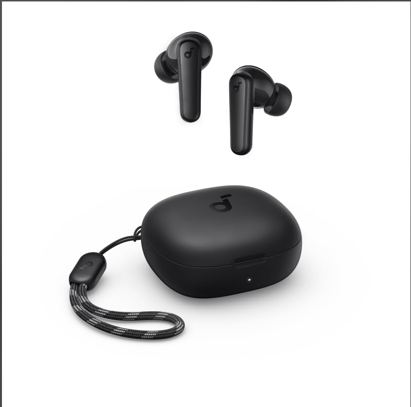 soundcore by Anker R50i VI True Wireless Earbuds, 10mm Drivers with Big Bass, Bluetooth 5.3, 30H Long Playtime, Water-Resistant, 2 Mics for AI Clear Calls, 22 Preset EQs, Customization via App