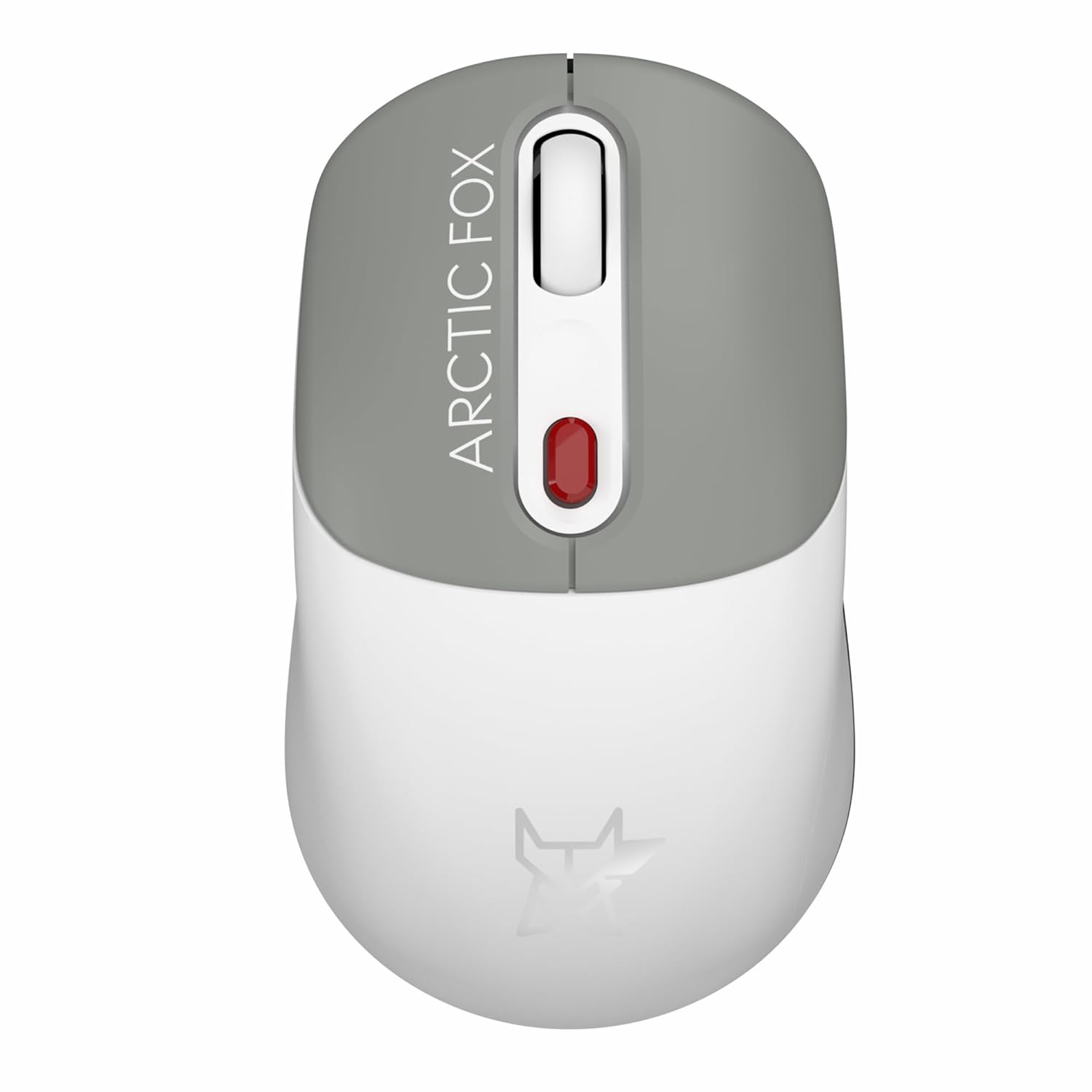 Arctic Fox ProMaxe Wireless Mouse | 2400 DPI |2.4 GHz with USB Nano Receiver | High Precision Optical Tracking| for PC/Mac/Laptop - Cool Gray