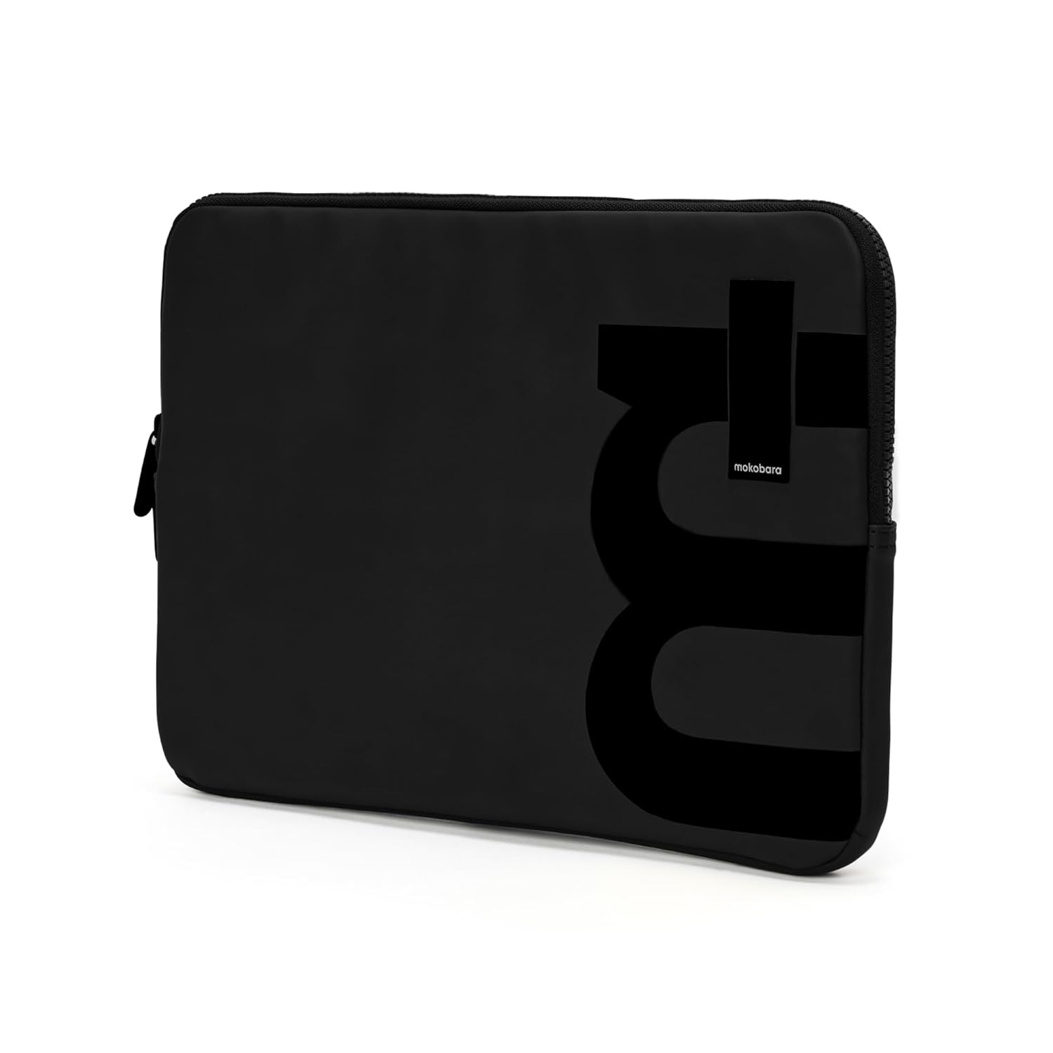 Mokobara The Em Laptop Sleeve Compatible with 14 & 15.6" inch Laptop, MacBook & Notebook | Padded Laptop Compartment with Luggage Sleeve (14 Inch, Black