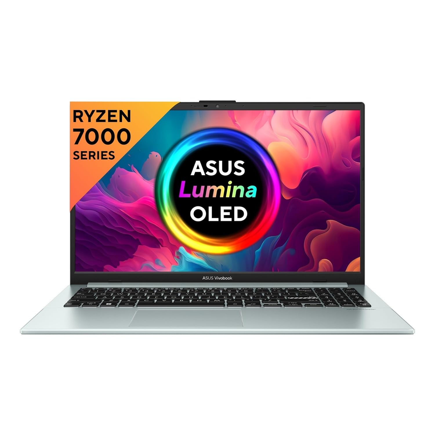 ASUS Vivobook Go 15 (OLED), AMD Ryzen 5 7520U, 15.6" (39.62 cm) FHD OLED, Thin & Light Laptop (8GB/512GB SSD/Windows 11/Office 2021/Backlit Keyboard/Green Grey/1.63 kg), E1504FA-LK523WS