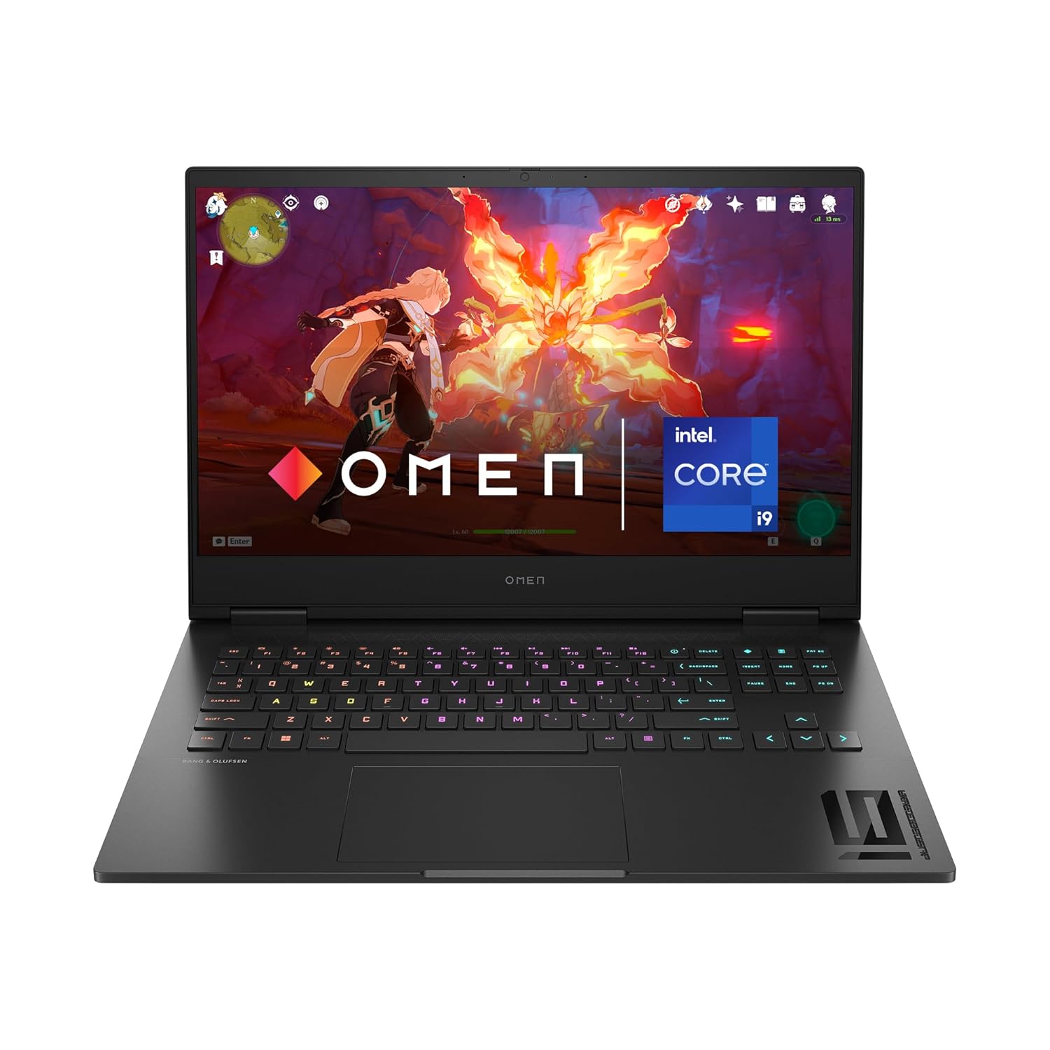 HP OMEN, 13th Gen Intel Core i9-13900HX, 8GB NVIDIA RTX 4060, 16GB DDR5, 1TB SSD, (Win11, Office21, Black, 2.35kg), 165Hz, 7MS, IPS, 16.1-inch(40.9cm) Gaming Laptop, Tempest Cooling, RGB KB, wf0148TX