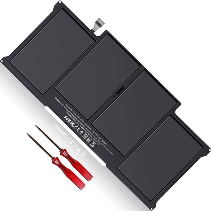 WeFly A1466 A1496 Compatible with Ap/ple Mac/Book Air 13 Inch [2010 2011 2012 2013 2014 2015 2016 2017 Years] A1369 A1405 A1377 - High Performance [7150mAh/54.4Wh/7.6V]