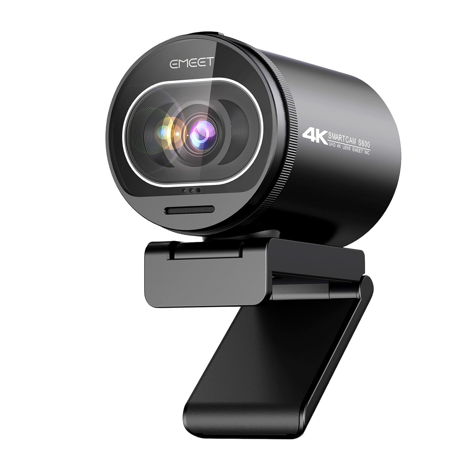eMeet S600 4K Webcam for Streaming - Sony 1/2.5'' Sensor, PDAF Autofocus, 1080P@60FPS, 2 Noise Reduction Mics, Built-in Privacy Cover, 40-73 FOV, Streaming Camera for Live Commerce/Gaming/Beauty