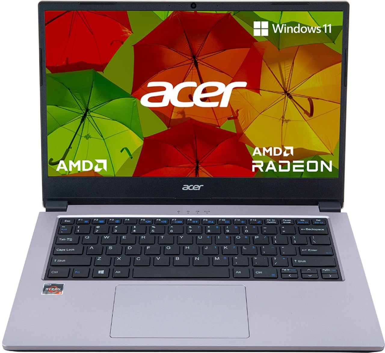 ACER One 14 AMD Ryzen 3 Dual Core 3250U - (8 GB/512 GB SSD/Windows 11 Home) Z2-493 Thin and Light Laptop (14 inch HD Display, Silver, 1.5 Kg) 2 Years Brand Warranty