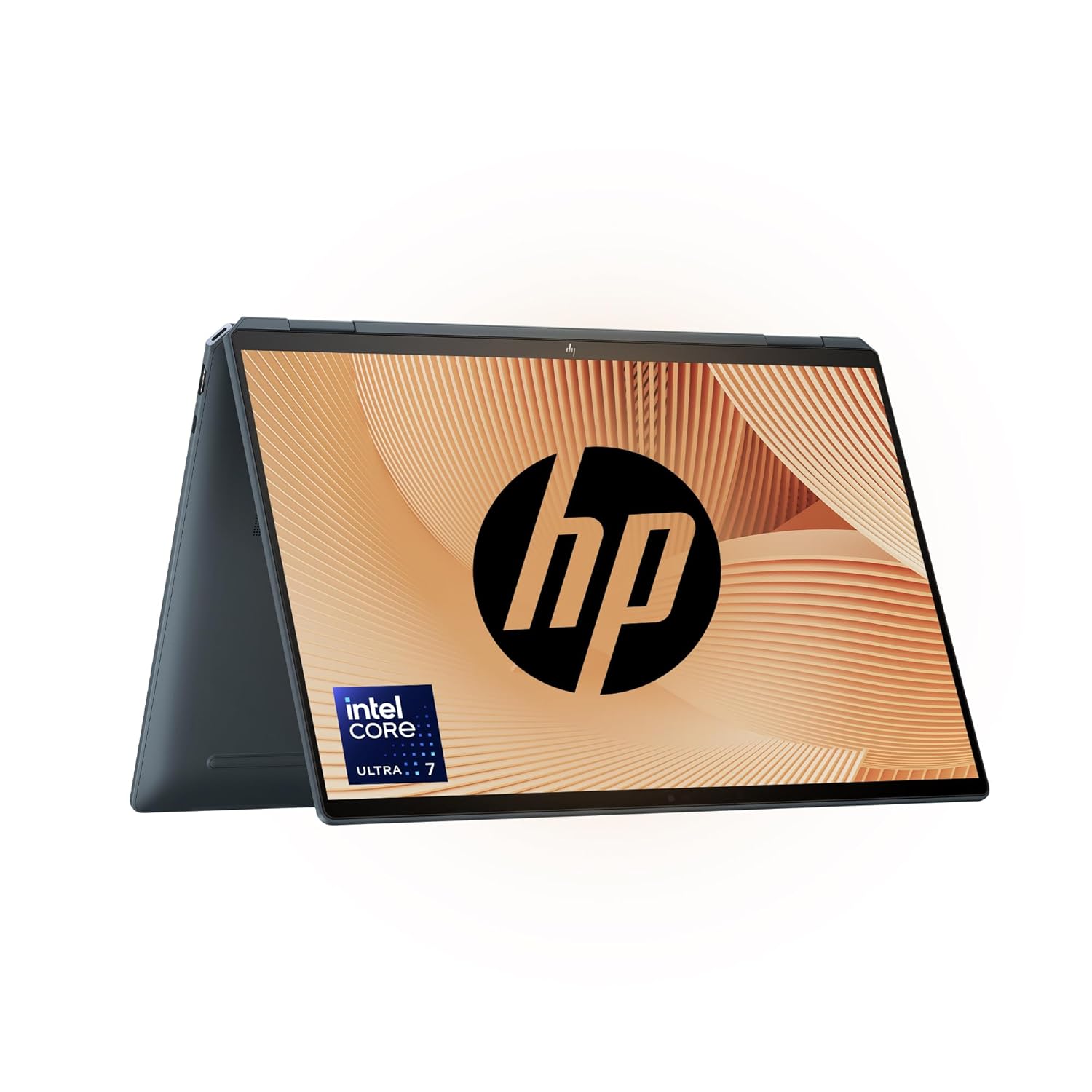 HP Spectre x360 AI Laptop, Intel Core Ultra 7 155H, 12 TOPS, 32GB LPDDR5x, 1TB SSD (Win11, Office21, Blue, 1.9kg), Touchscreen, 2.8K, OLED, 16-inch(40.6cm), Intel Arc graphics, 9MP IR camera, aa0664TX